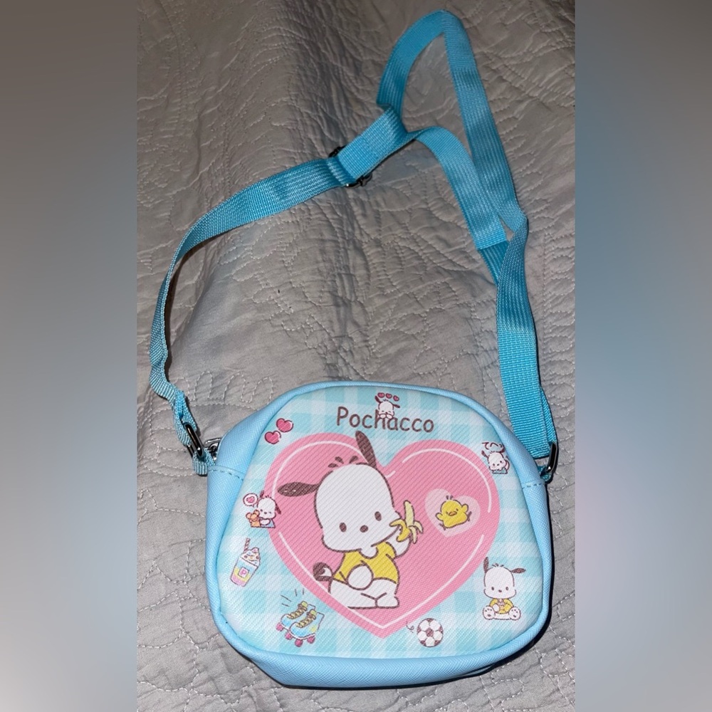 Sanrio Pochacco bag with adjustable straps